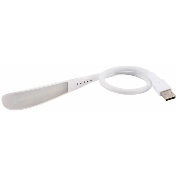 Bärbar USB LED-lampa med touch-brytare för tangentbord, bärbar dator, läslampa (vit)