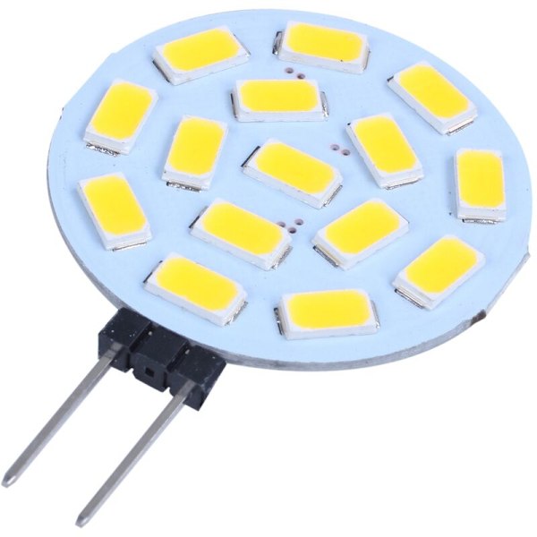 4 kpl G4 3W 5730 Smd 15 Led-lamppua Valkoinen Merellinen Merivalo 12V Dc