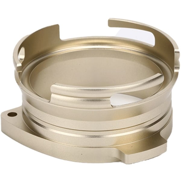 Aluminium Kaffe Pulver Dosering Ring 54MM Kaffe Roterende Loop til Kaffemaskiner Roterende Pulver Ring (Champagne Guld)