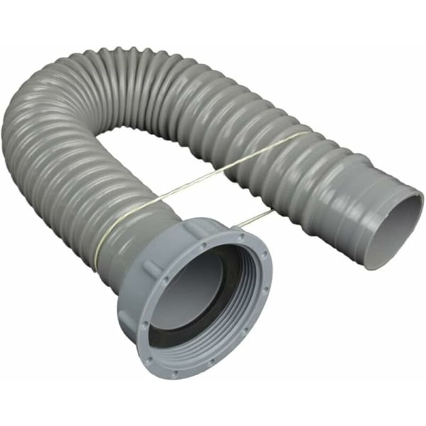 58mm djärv enkel gränssnitts badkar diskbänk avloppsrör 60cm längd flexibel expanderbar badkar diskbänk avloppsrör
