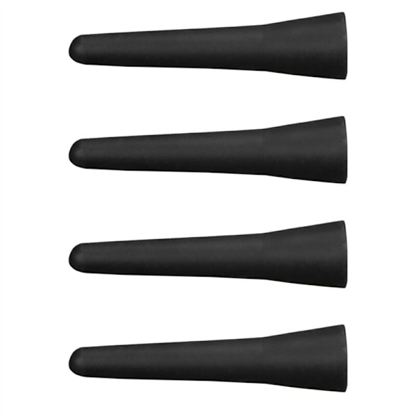 4X Universal Bilantenne, Liten Kort 6,5 cm (2,5 tommer), Mini Bilradio Tilbehør, FM/AM Innganger M5 M6, Svart