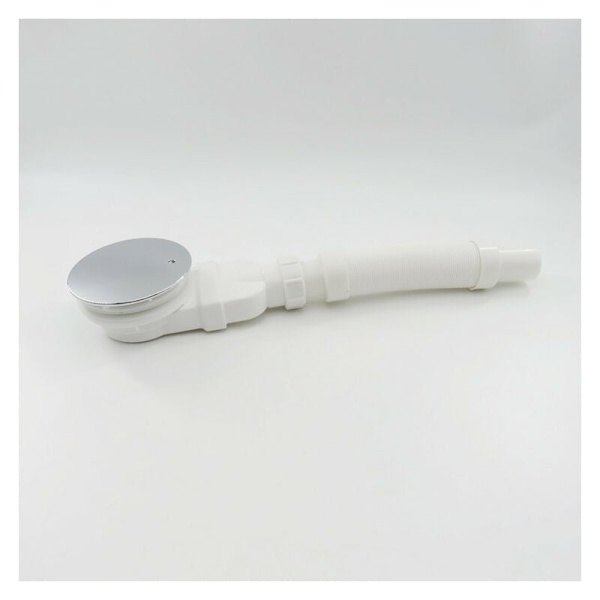 ABS Dome Extra-Flat Duschavlopp, vit（Avlopp）
