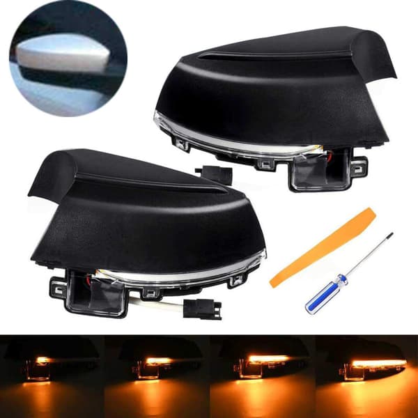 Car LED Dynamisk Blinklys Side Spejl Indikator Til-- MK5 Facelift 6C 2014-2017 6R 2009-2013