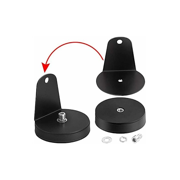 Deler Magnetisk Base LED Lysstang Monteringsbraketter, Monteringsbrakett Sugkoppholder for LED Arbeidslys Kjørelys