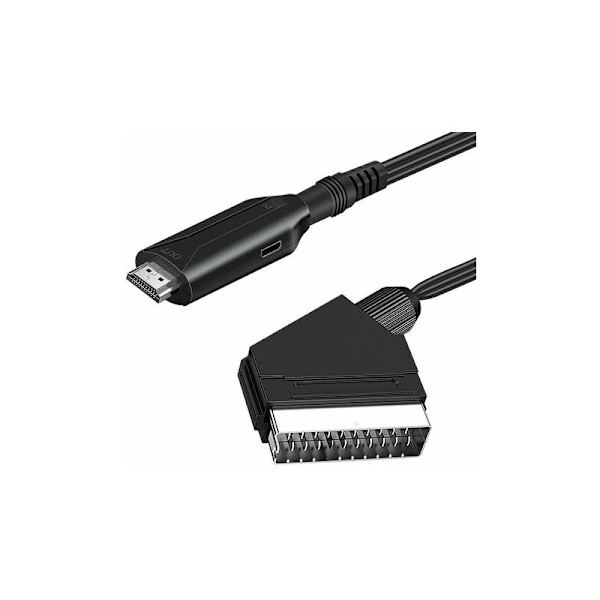 SCART til HDMI Audio Video Adapter for HDTV/DVD/Set Top Box/PS3/PAL/NTSC - Starlight Converter THSINDE