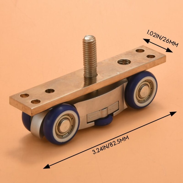 Træ folde dør hardware skydedør remskive møbler hardware hjul lade dør rulle væg dør folde dør