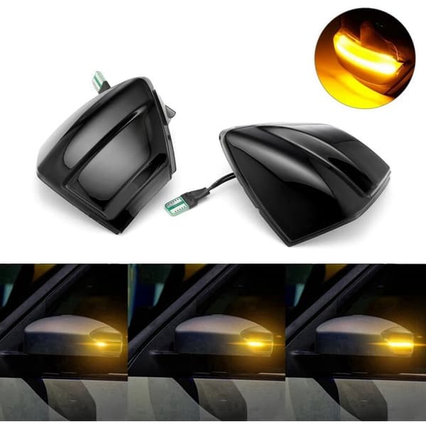 2 stk. dynamisk sidespejl LED-indikator blinklys til C394 2008-12 07-14 C-Max 11-19