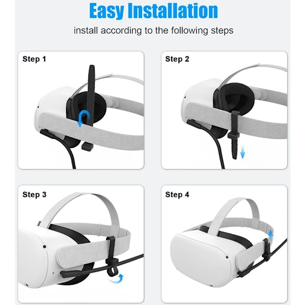 2 stk. silikonekabelbindere til opbevaring af /Rift/Rift S/Valve / VR-tilbehør