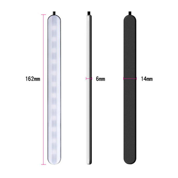 Bilens atmosfäriska ljus fotutrymme fjärrkontroll inredning dekorativ omgivande LED-remsa lampa (USB)