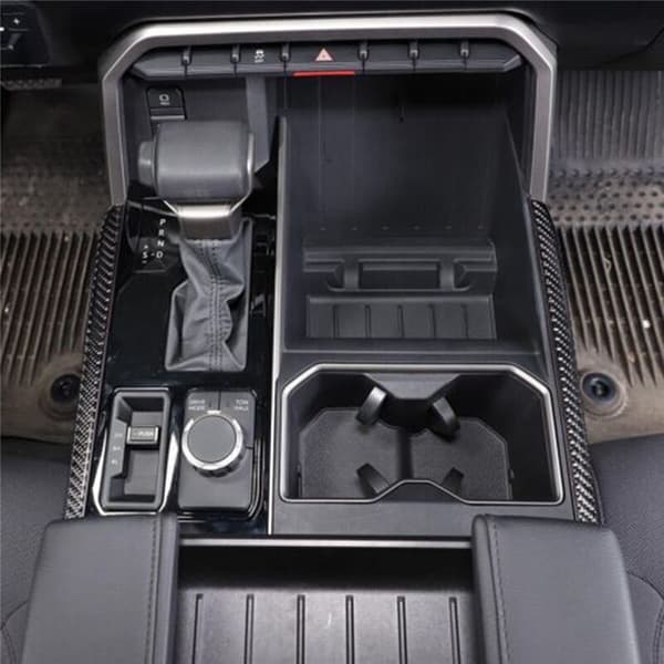 Til 2022-2023 Gear Side Trim Ægte Carbon Soft