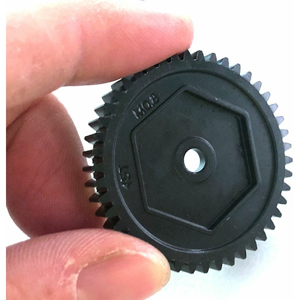 Metallihammaspyörä 1P 45T 0.8M (32P) 8053 RC-AUTON OSA 1/10 RC-Kiipeilijälle -4 TRX4
