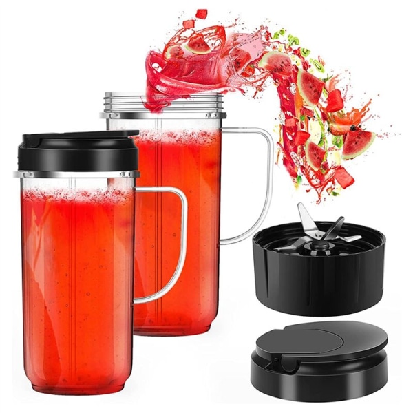 22 Oz sekoittimen vaihto-osa ja ristiterä, yhteensopiva Magic 250W MB1001 -sarjan sekoittimien kanssa