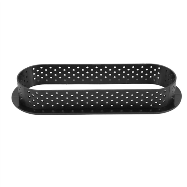 48 stk. Ovale Ringe Varmebestandige Perforerede Kage Mousse Ringe Non-Stick Bage Ring Mini Kage Form Kage Ringe