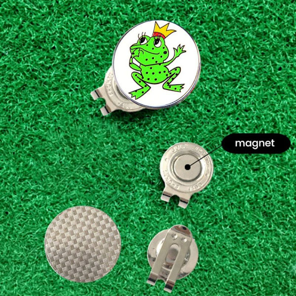 Golf-lippalakki pidike merkki pallo sijainti irrotettava magneettinen sinkkiseos ruostumaton merkki pallo lippalakki tarvikkeet 3