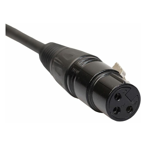 2 stk. 6 fod XLR han mikrofonkabler