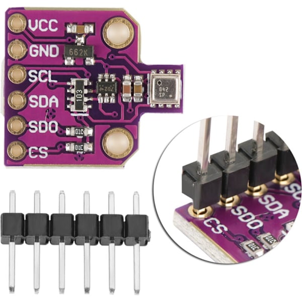 BME680 Temperatur- og Luftfugtighedssensor Ultra Lille Tryk Højden Udviklingskort CJMCU-680