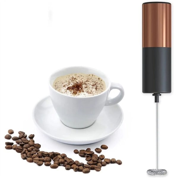 Håndholdt melkeskummer, håndholdt kaffeskummer, håndholdt elektrisk rører, melkeskummer for cappuccino A