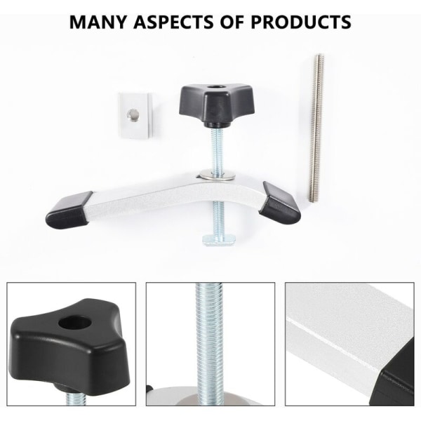 Metall Action Hållklämma Set, 8mm för T-Spår T-Spår DIY Snickeri S18