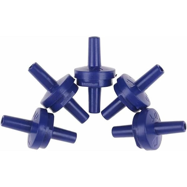 5 st/set Luftpumpens backventil Envägs backventil Akvarium Fisk Vattentank Luftpump
