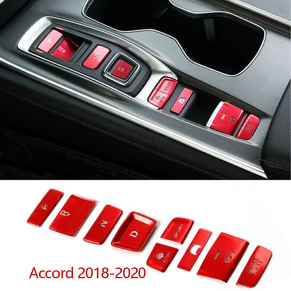 Interiør Gear Box Panel Knap Dæksel Trim til Accord 2018-2020