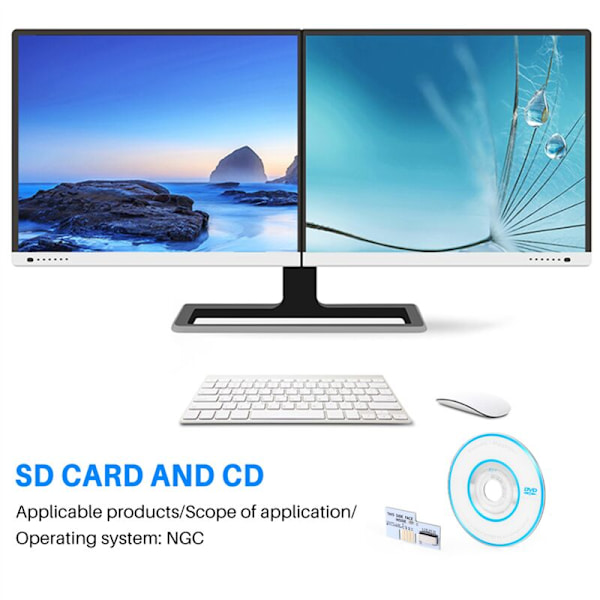 Endre maskin til å lese + Sd2Sp2 Sdload Mini Sd Tf-kort til å lese med CD