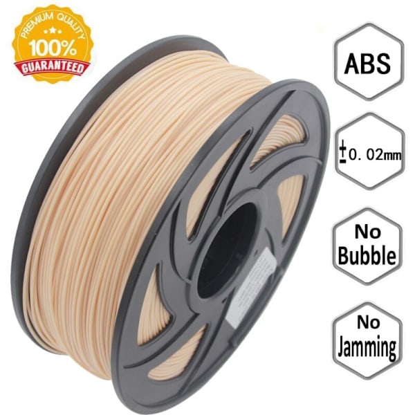 3D-skrivarmaterial ABS Filament Trycksak Materialtillförsel Diameter 1,75 mm ABS-skrivare 1 kg (2,2 lb) / Spole (Färgad)