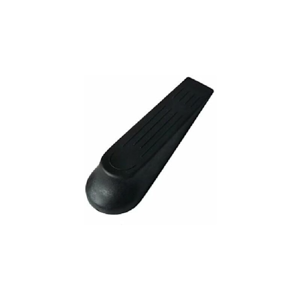 Dørstoppere Hardware Dørstoppere Svart Plast Sklisikker Gummi Kile for Hjem og Kontor (Pakke med 5, Svart)