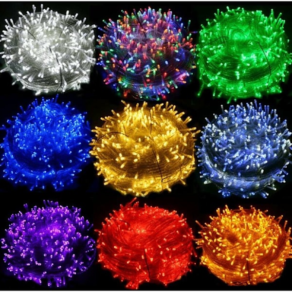 30M 300 LED Fejlys Carnival Bryllup Udendørs Indendørs Havebelysning, LED Lysstreng Træ Fejlys Juletræ Dekoration Girland, Rød