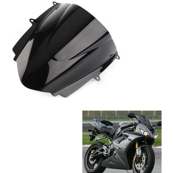 til 675 2013-2016 Motorcykel Vindskærm, Sort