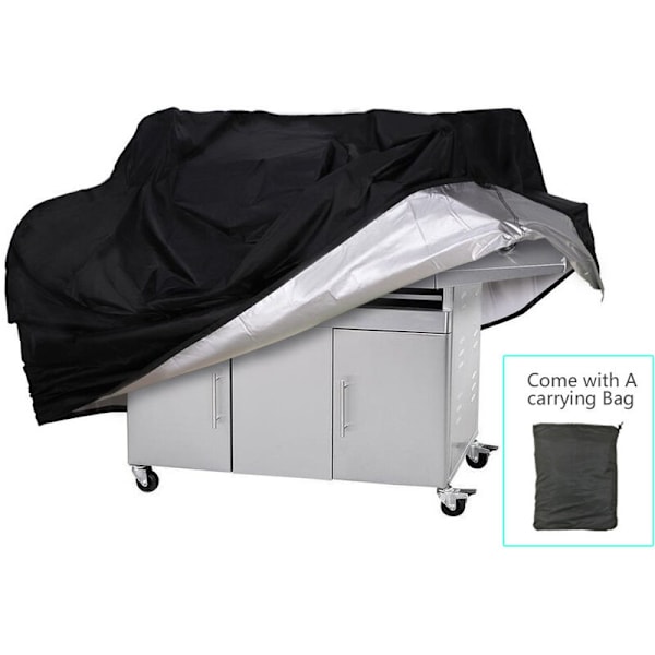 Grillskydd Gasgrillskydd Tjockt 210D Oxford Spade Skydd Grillskydd Passar för Weber Brinkmann Char Broil etc UV, Vatten- och Rivtåligt