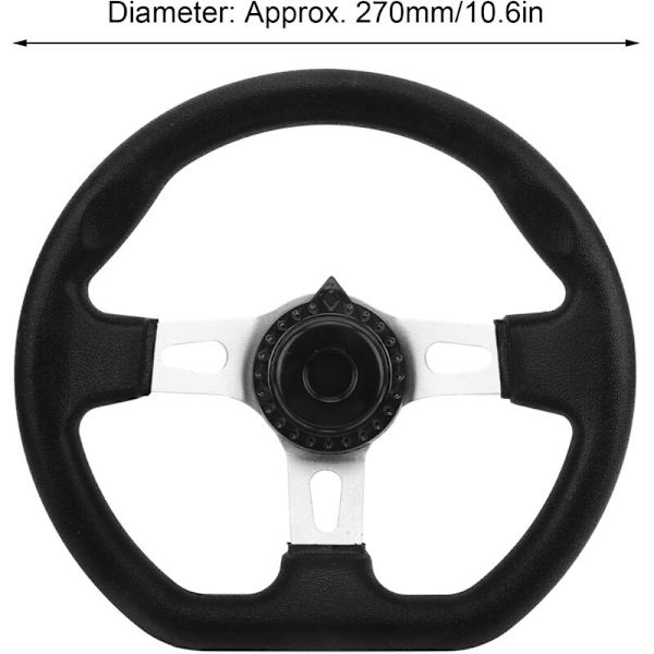 Off-Road Kart Rattsvinghjul 270mm 3-Eiket Universal Modifisering for 150cc250cc Motorer