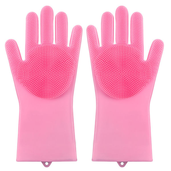Fina silikonhandskar med Borst Magic Dishwashing Gloves