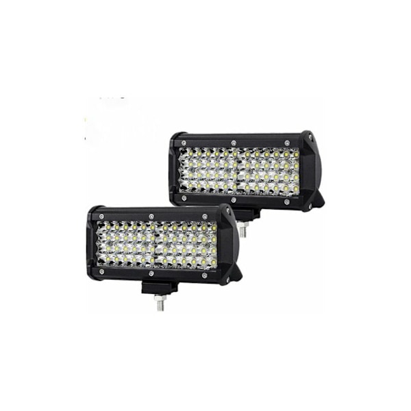 LED Arbejdslys til Traktor 144W 16,5cm Bil LED Spotlight 12-24V LED Arbejdslys Strip Vandafvisende IP67 LED Arbejdslys til 4X4 Bil Lastbil SUV Båd 2 Pak