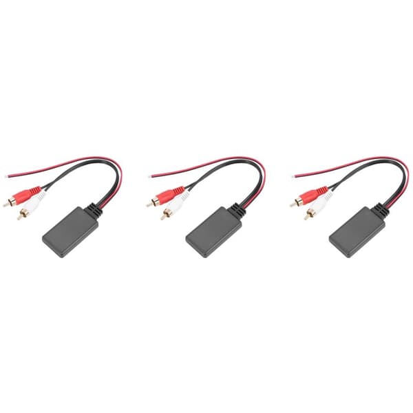 3X Universal bilmusikadaptermodul uden Bluetooth Aux-lydkabel