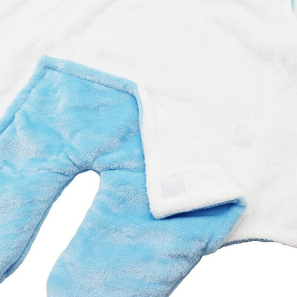Enhörning Baby Sovsäck Swaddling Nyfödd Flicka Pojke Tjock Wrapfilt Med Huva Varm Korall Sammet Sovsäck Nyfödd Sovsäck Separata Fötter