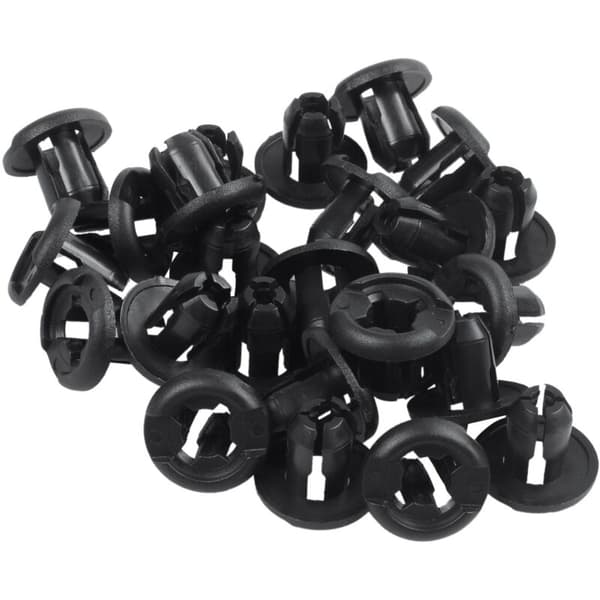 50 stk Plast Push-In Bil Bumper Dør Nitter Klips 10mm Hull