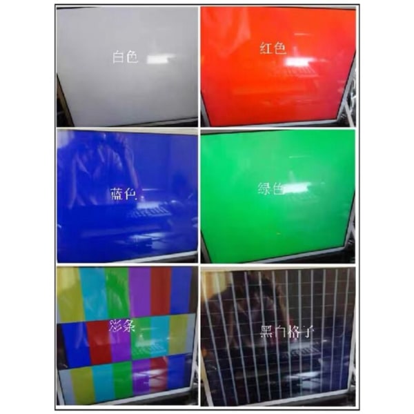DC 9V/DC 7-12V VGA-generaattori-testeri LCD 15 lähtösignaalia USB-akku kaksoisvirtalähdemoduuli 15 eri signaalilla