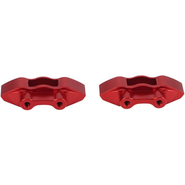 2 stk. Metall Bakre Bremsekaliper for SUPER BAJA 1/6 Desert Truck RC Bil Oppgraderingsdeler, Rød