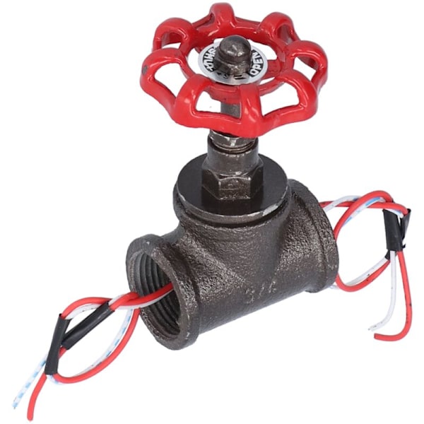 3/4\" Vintage Avstengningsventil Rotasjonsbryter med Elektrisk Ledning for Steampunk Lamper Bordlamper