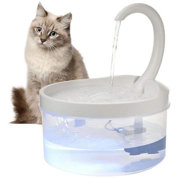 Kattfontän Kattfontän för katt med vattenstartfönster Kattfilter Dricksfontän