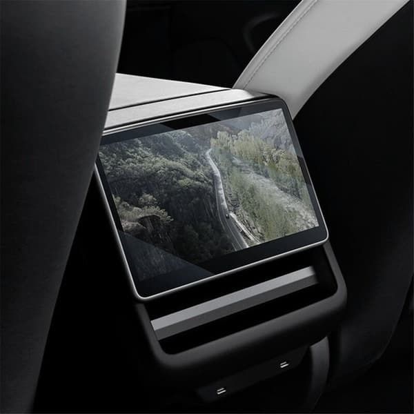 Härdat glas för Model X S 2022-2024 Navigation Climate Control Screen, 2 st-C