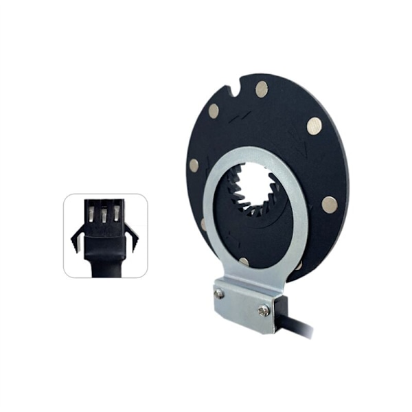 Elektrisk magnetisk sensor 36/48V Pedal Assist Sensor Magneter F-8C Dual-Action Sensorer PAS System Elektriska delar