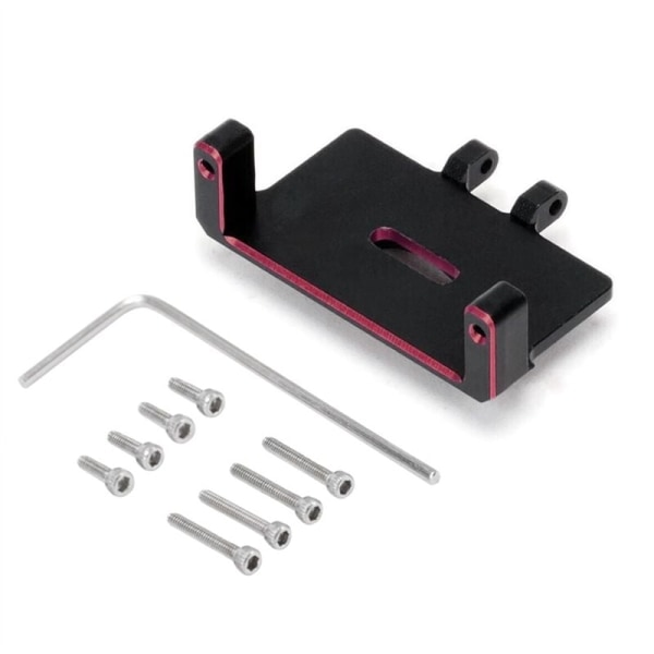 Metallservofäste för ES08MA II servomotor för Axial SCX24 C10 JLU 1/24 RC bildelar, röd
