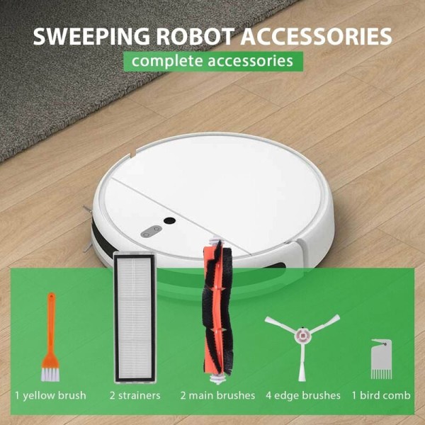10 stk. Hovedbørste Sidebørstefiltre til 1C STYTJ01ZHM Robotstøvsuger Dele Tilbehør A