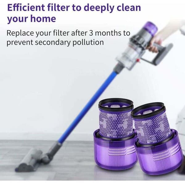 1 pakke filter til Dyson V11 V15 SV14, blå vaskbar erstatningsfilter