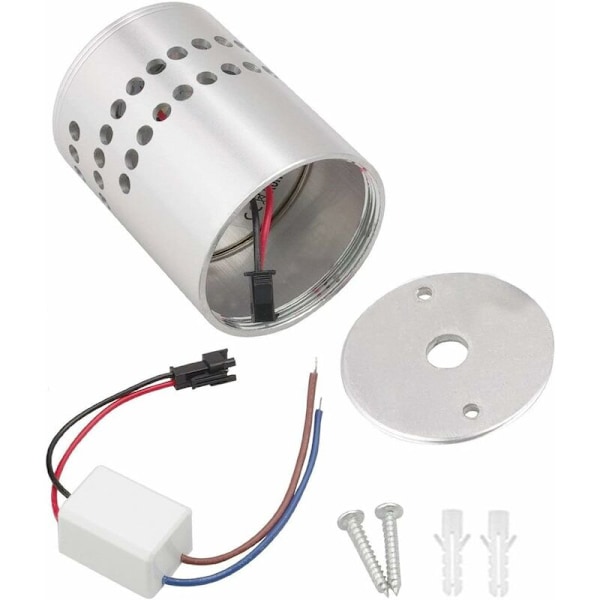 Coocnh LED Vægskinne 3 watt, aluminium væglampe, badeværelseslampe, moderne væglampe Blå strålelys