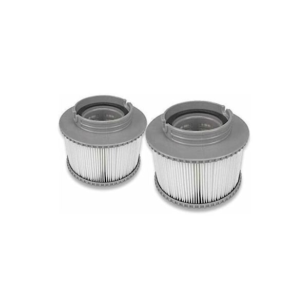 MSpa Filter, Svømmebassengfilterpatroner, Filter MSpa Filterutskiftningspatroner for Badekar, Spa, Svømmebasseng (2 stk)