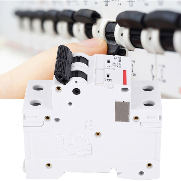 GYM9 2P Miniatyrbrytare Luftbrytare Kretskydd 400VAC (32A)