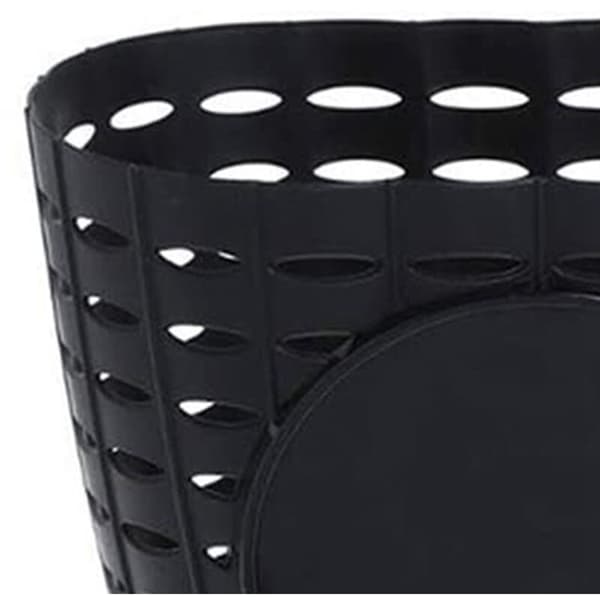Barnvagn för barn, plastbarnvagn för förvaring, svart