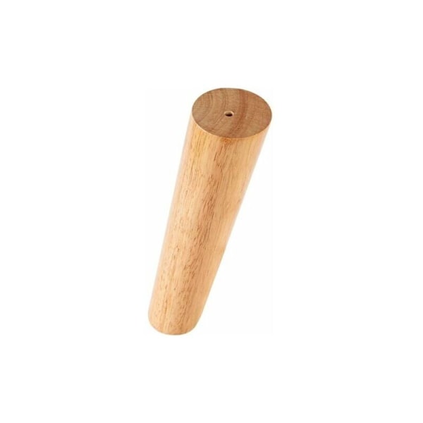 4 stk. Træmøbelben, Massive Træsofaben 20 cm, Skrå Træmøbelben til Midtcentury-Stil Sofa, Kommode og Garderobe